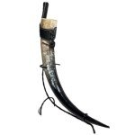 Limited Edition Viking Drinking Horn with Stand