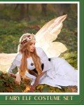 7-Piece Viking Elf Fairy Costume Set for Women