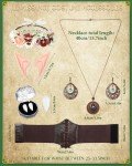 7-Piece Viking Elf Fairy Costume Set for Women