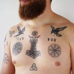 Norseman Viking Temporary Tattoo Set 2