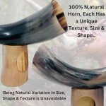Norseman Drinking Horn Mug - 295ml Rustic Style