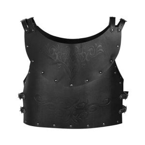 Medieval Leather Gilet for Cosplay & Halloween