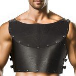 Medieval Leather Gilet for Cosplay & Halloween