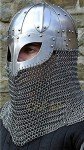 Viking Chainmail Helmet | 18G Steel Armor