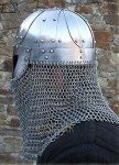 Viking Chainmail Helmet | 18G Steel Armor