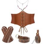 Viking Costume Accessories Set for Women