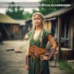 Viking Costume Accessories Set for Women