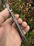 Grimsmo Norseman Bronze Blue Titanium Folding Knife
