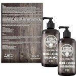 Viking Revolution Men's Biotin Shampoo and Conditioner Set