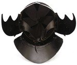 Winged Viking Helmet - 20G Steel with Leather Liner