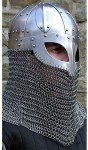 Viking Battle Helmet - Rustic Silver Home Decor