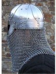 Viking Battle Helmet - Rustic Silver Home Decor