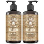 Viking Revolution Palo Santo Beard Wash & Conditioner Set