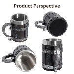 Norse Viking Rune Stainless Steel Mug - 18oz