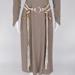 Viking Troll Cross Knotted Waist Belt (White)