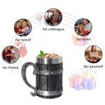 Norse Viking Rune Stainless Steel Mug - 18oz