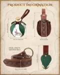 6 Pcs Medieval Viking Belt with Potion Pouches