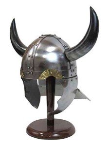 Viking Helmet with Horns – 18 Gauge Steel
