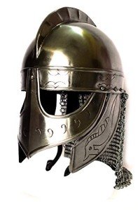 Norse Wolf Helm with Silver Finish for Adults