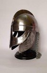 Norse Wolf Helm with Silver Finish for Adults