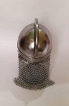 Norse Wolf Helm with Silver Finish for Adults