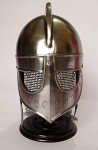 Norse Wolf Helm with Silver Finish for Adults