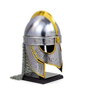 Battle Ready Viking Vendel Helm with Chainmail
