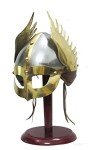 Viking Helmet Replica with Stand for Home Decor