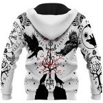 Men's Norse Mythology Viking Tattoo Hoody