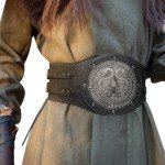 Embossed Double Dragon Viking Waist Armor Belt