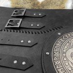 Embossed Double Dragon Viking Waist Armor Belt