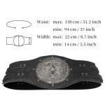 Embossed Double Dragon Viking Waist Armor Belt