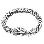 Men's Stainless Steel Viking Dragon Bracelet