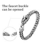 Men's Stainless Steel Viking Dragon Bracelet