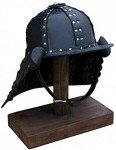 Black Leather Viking Samurai Armor for Cosplay