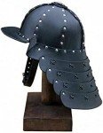 Black Leather Viking Samurai Armor for Cosplay
