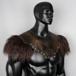 Viking Leather Chest Armor for LARP Cosplay