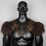 Viking Leather Chest Armor for LARP Cosplay