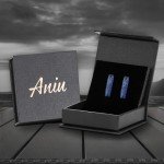 Norse Rune Hoop Earrings in Sterling Silver