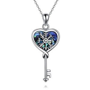 Norseman Compass Necklace with Celtic Knot Design
