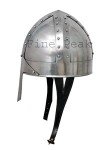 Norseman Silver Medieval Nasal Helmet for Cosplay