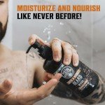 Viking Revolution Coffee Whiskey Beard Wash and Beard Conditioner Set with Argan and Jojoba Oils - Softens and Strengthens - Coffee Whiskey Scent - Beard Shampoo with Ginseng Root Extract (17 oz)