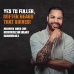 Viking Revolution Coffee Whiskey Beard Wash and Beard Conditioner Set with Argan and Jojoba Oils - Softens and Strengthens - Coffee Whiskey Scent - Beard Shampoo with Ginseng Root Extract (17 oz)