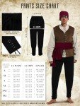 FancyFun Halloween Pirate Costume Men,Medieval Shirt Renaissance Banded Pants Viking Sash Belt Eye Patch Earrings