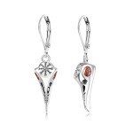 TALYKONG Raven Gothic Earrings for Women Viking Crow Dangle Earrings Norse Halloween Jewelry for Women Men (Raven Gothic Earrings)