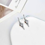 TALYKONG Raven Gothic Earrings for Women Viking Crow Dangle Earrings Norse Halloween Jewelry for Women Men (Raven Gothic Earrings)