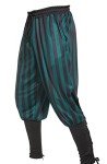 Medieval Viking Navigator Pants in Black-Green