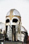Viking Wolf Armor Chain Mail Helmet for Cosplay