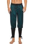 Medieval Viking Navigator Pants in Black-Green