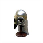Viking Wolf Armor Chain Mail Helmet for Cosplay